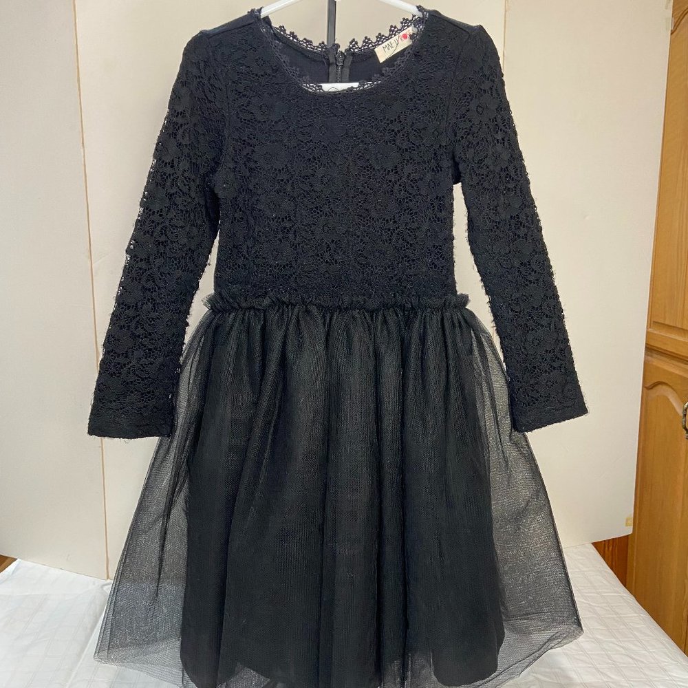 Mae Li Rose Black Toddler Dress size 4T